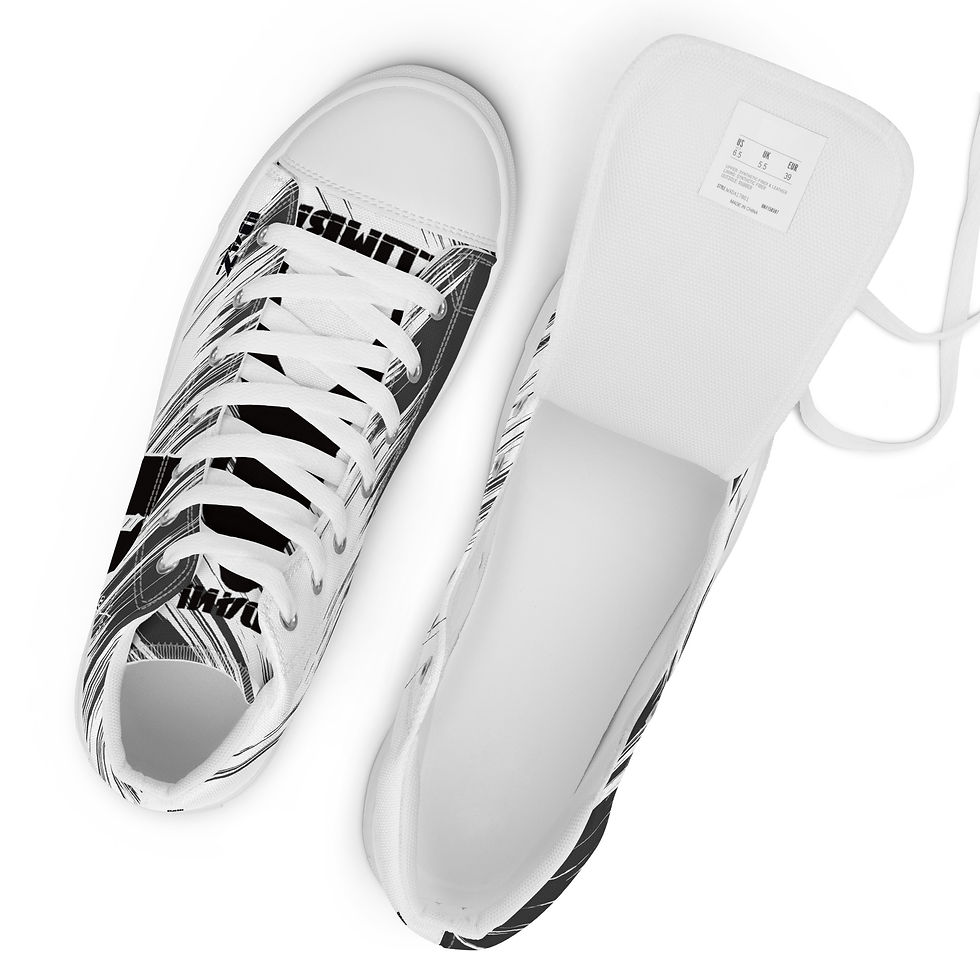 Miniaturbild: D4Z  Canvas High-Top Sneaker Zebra