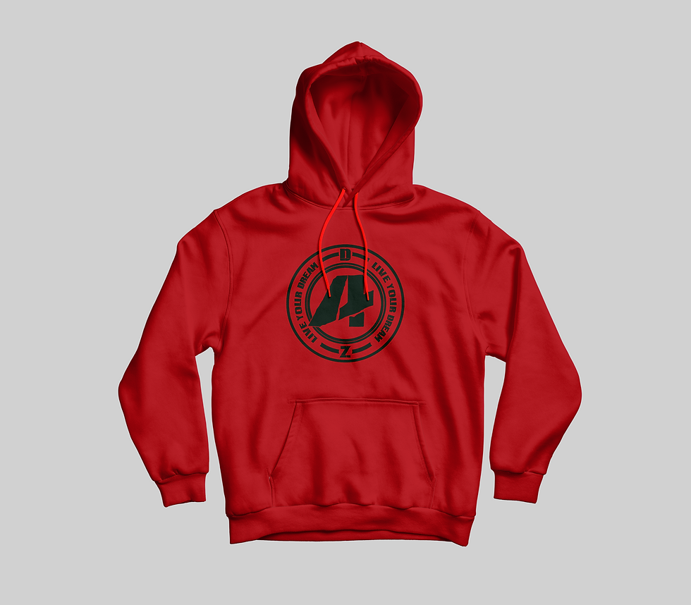 Miniaturbild: Hoodie D4Z Dream Red