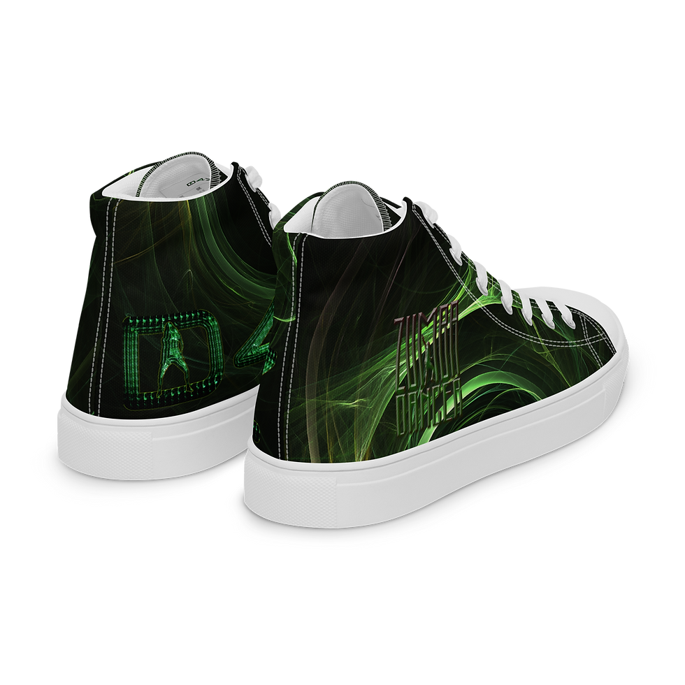 Miniaturbild: D4Z Damen Canvas High-Top Sneaker ZUMBA DANCER GREEN