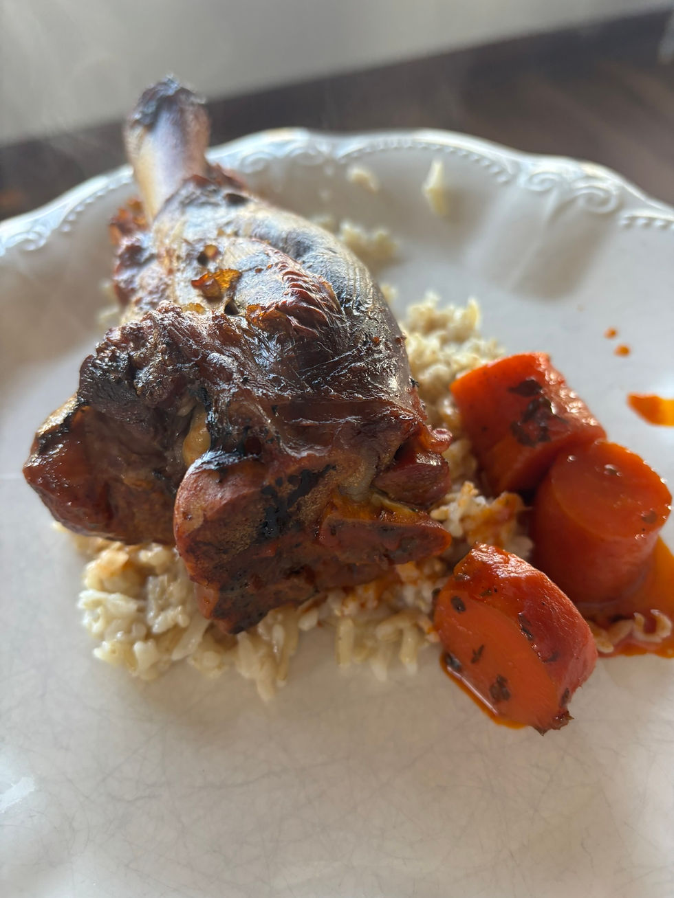 Simple Braised Lamb Shanks