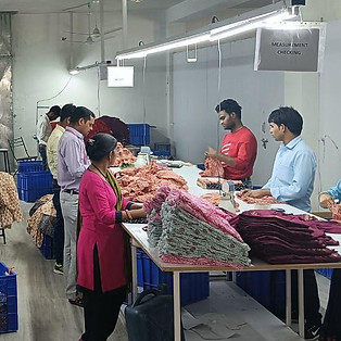 Sorahi finishing unit where garments undergo quality checks before dispatch