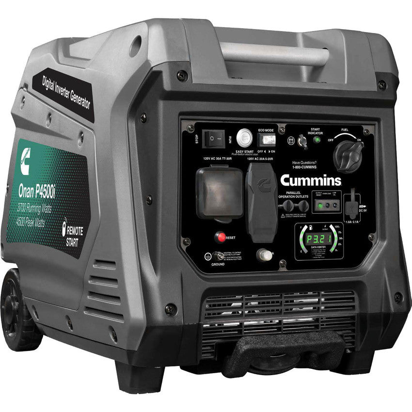 Cummins Onan P4500df Inverter Portable Generator - 4500Watt