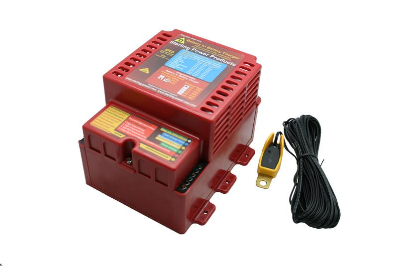 BBW12120 120amp Bat to Bat Charger 12V to 12V. Waterproof DC to DC Bat Charger.