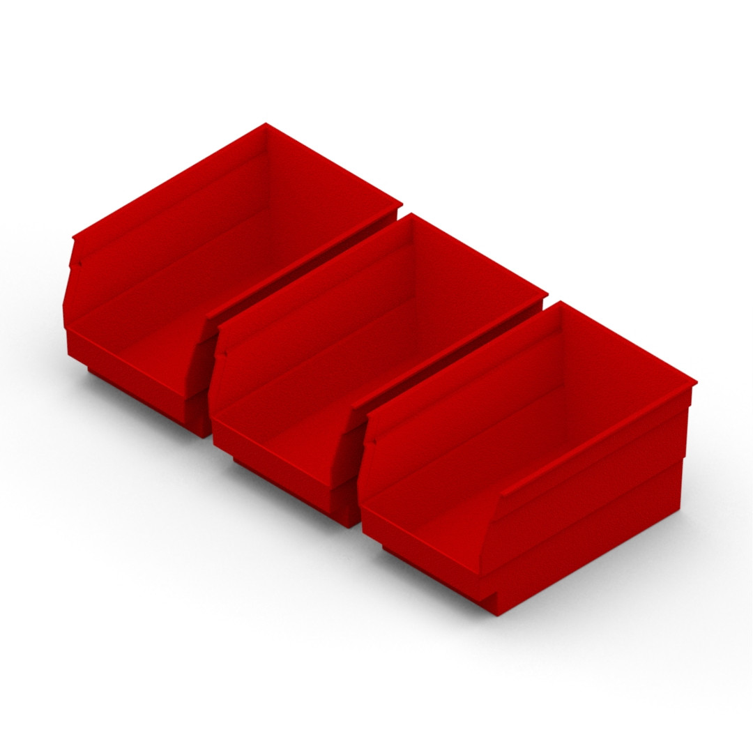 Bins For 10" X 24" 3: 6" Wide Bins Qus221
