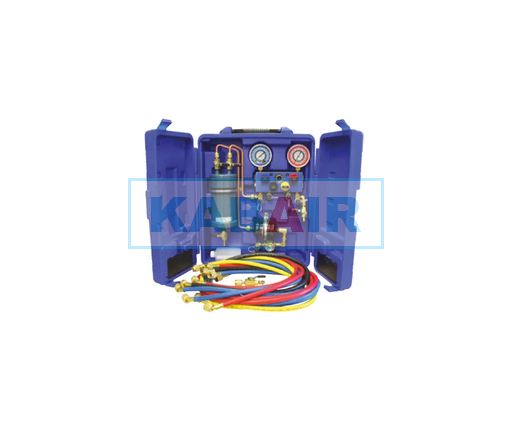 Portable Refrigerant Recycler with 60'' Hose Set