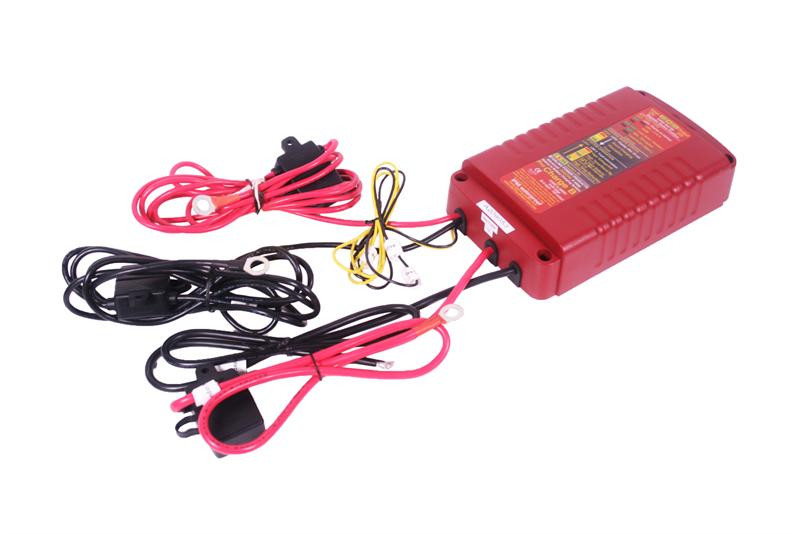 IP68 waterproof onboard echo charger. 12 V in to 48 V out on-the-water charger