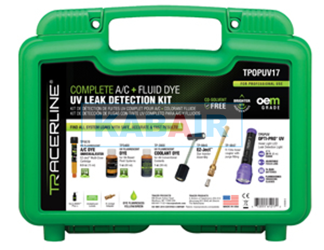 A/C Leak Detection Kit, R1234yf/PAG