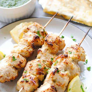★ Chicken reshmi kebab with mini naans