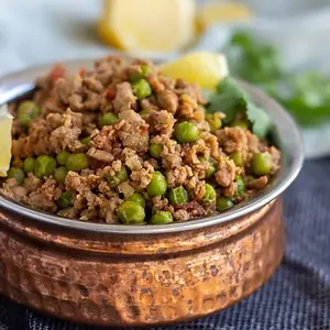 ★ Keema matar( Beef mince with peas in gravy)