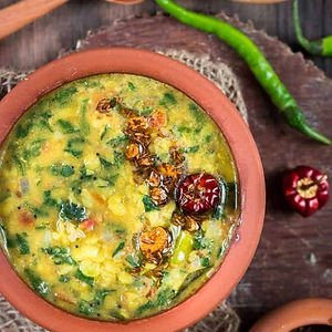 Dal palak with paneer stir fry and rice( Spinach dal and paneer stir fry)