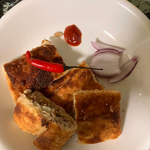 ★ Moghlai paratha( Indian bread stuffed with mince meat)