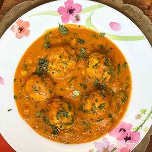 Chicken malai kofta curry( Meatball curry)