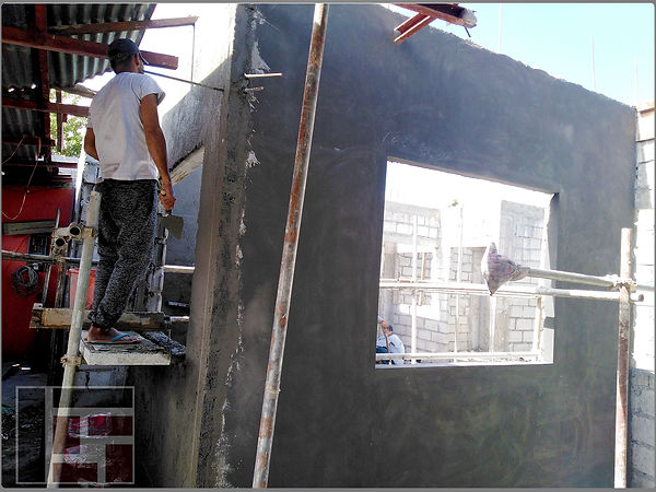 7.2 finishing of wall surface at garage