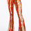 Thumbnail: Multi color Baroque chain print flared pant