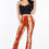 Thumbnail: Multi color Baroque chain print flared pant