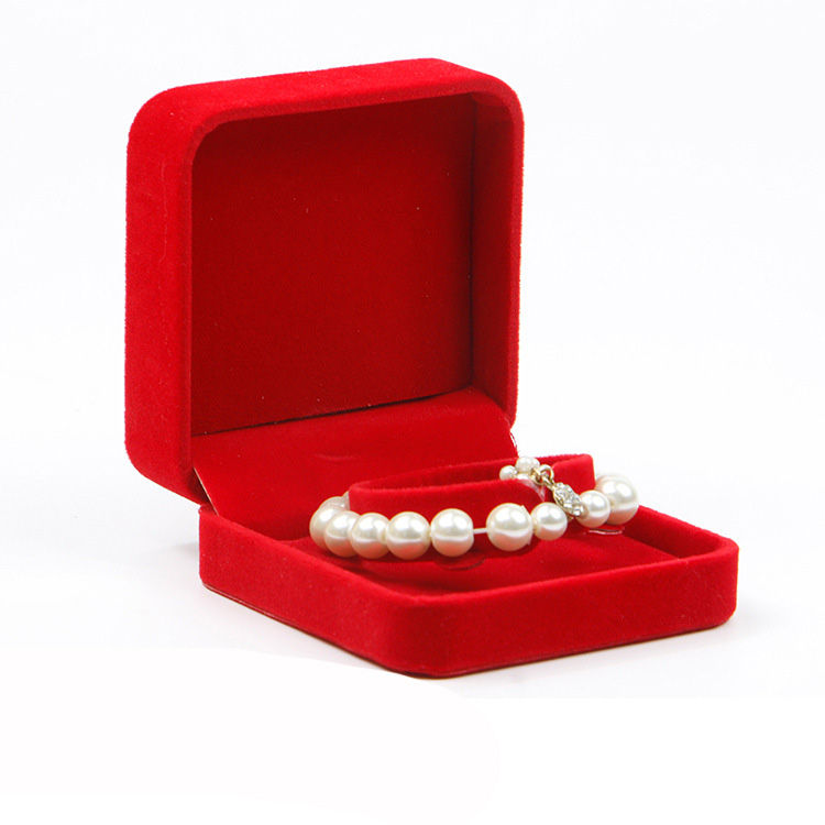 Thumbnail: Superior quality jewelry box ring box flannelette casket