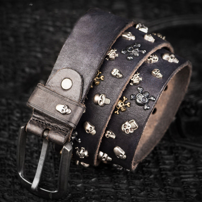 Thumbnail: Men's Full-Grain Cow Leather Belt