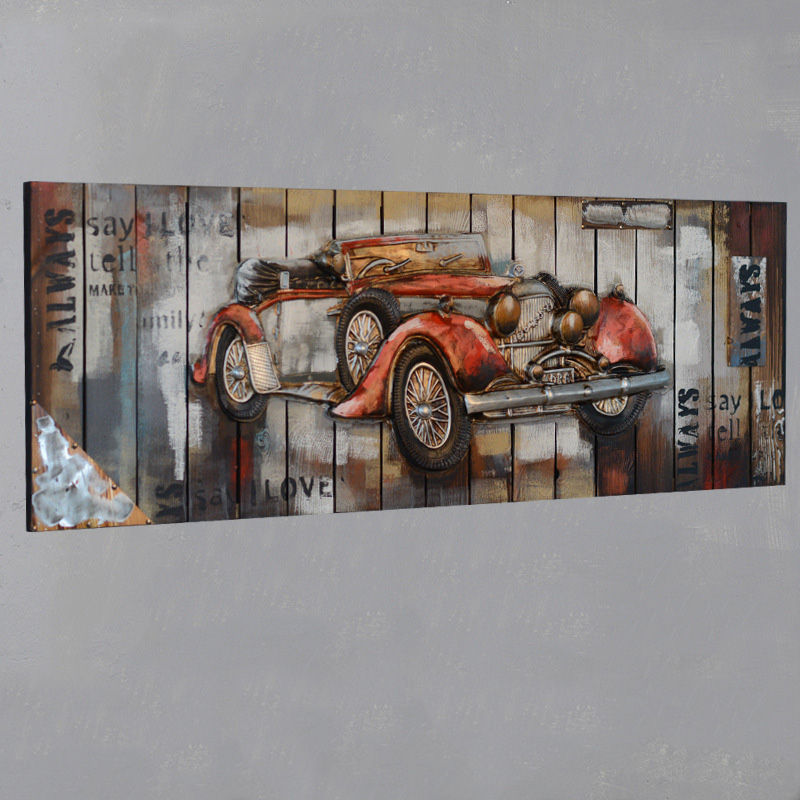 Thumbnail: Creative Retro Design Handcrafted Wall Hanging Painting