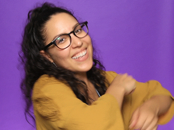 happy girl gif