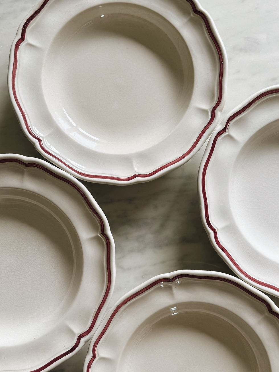 Miniature : Assiettes creuses Longchamp