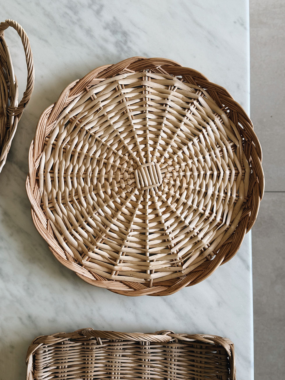 Miniature : Plateaux en osier
