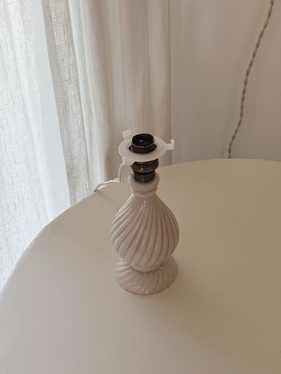 Miniature : Lampe torsadée