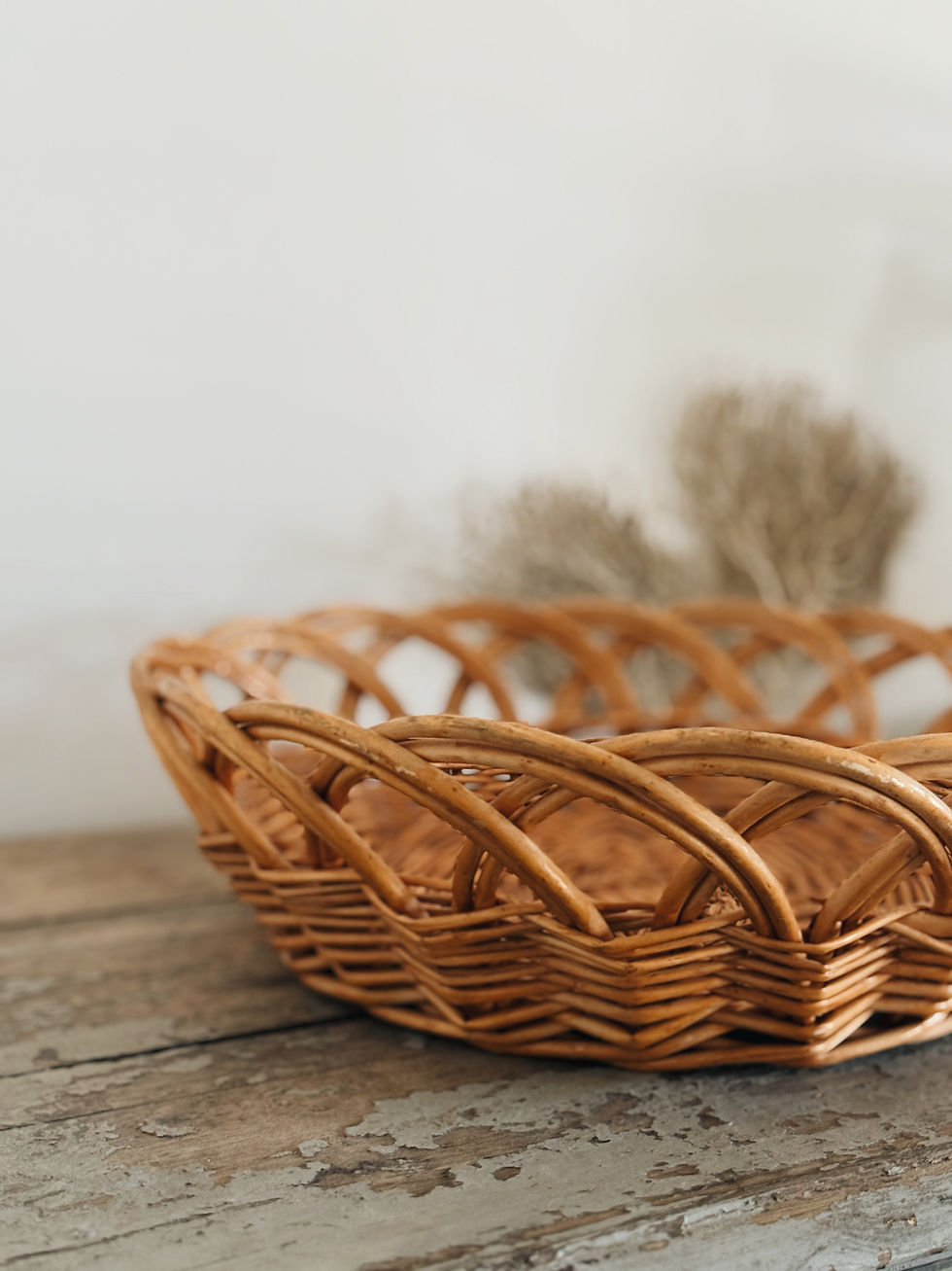 Miniature : Corbeille en osier