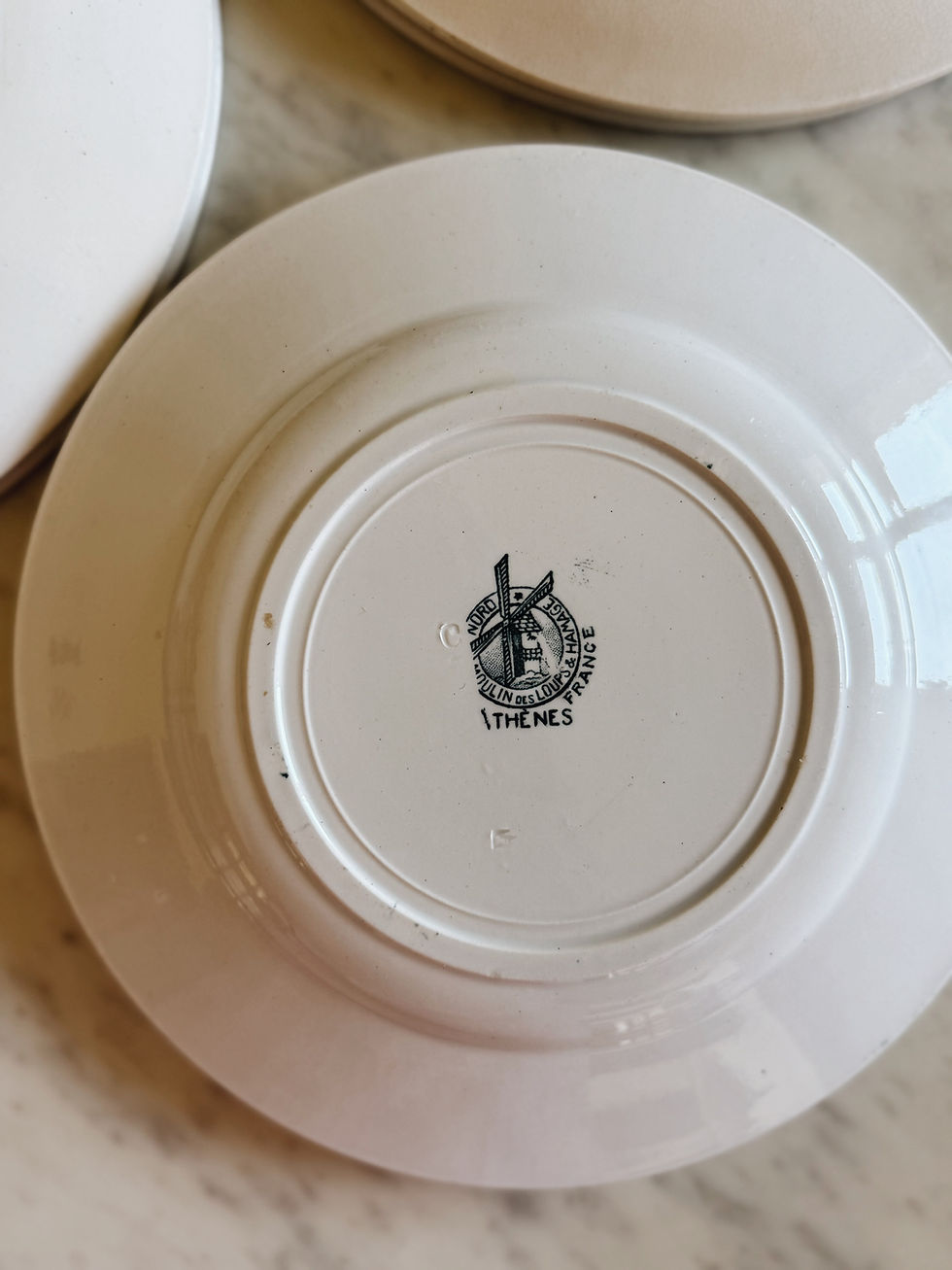 Miniature : Assiettes creuses terre de fer dépareillées