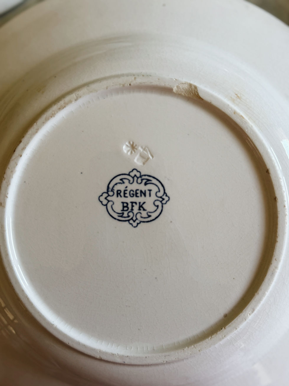 Miniature : Assiettes creuses terre de fer dépareillées