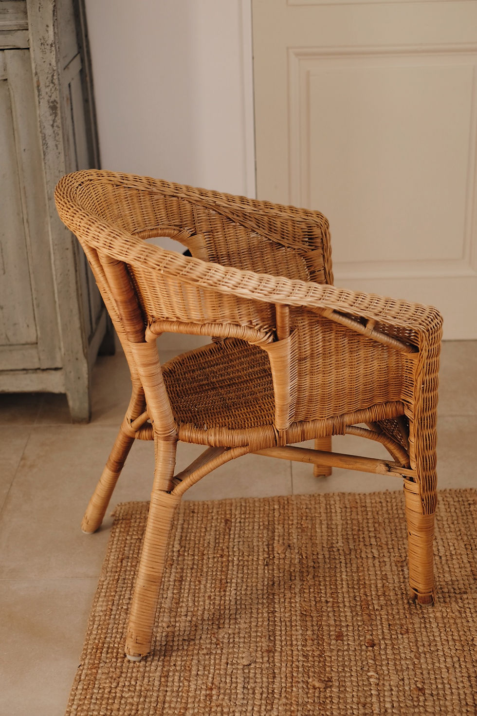Miniature : Fauteuil en rotin