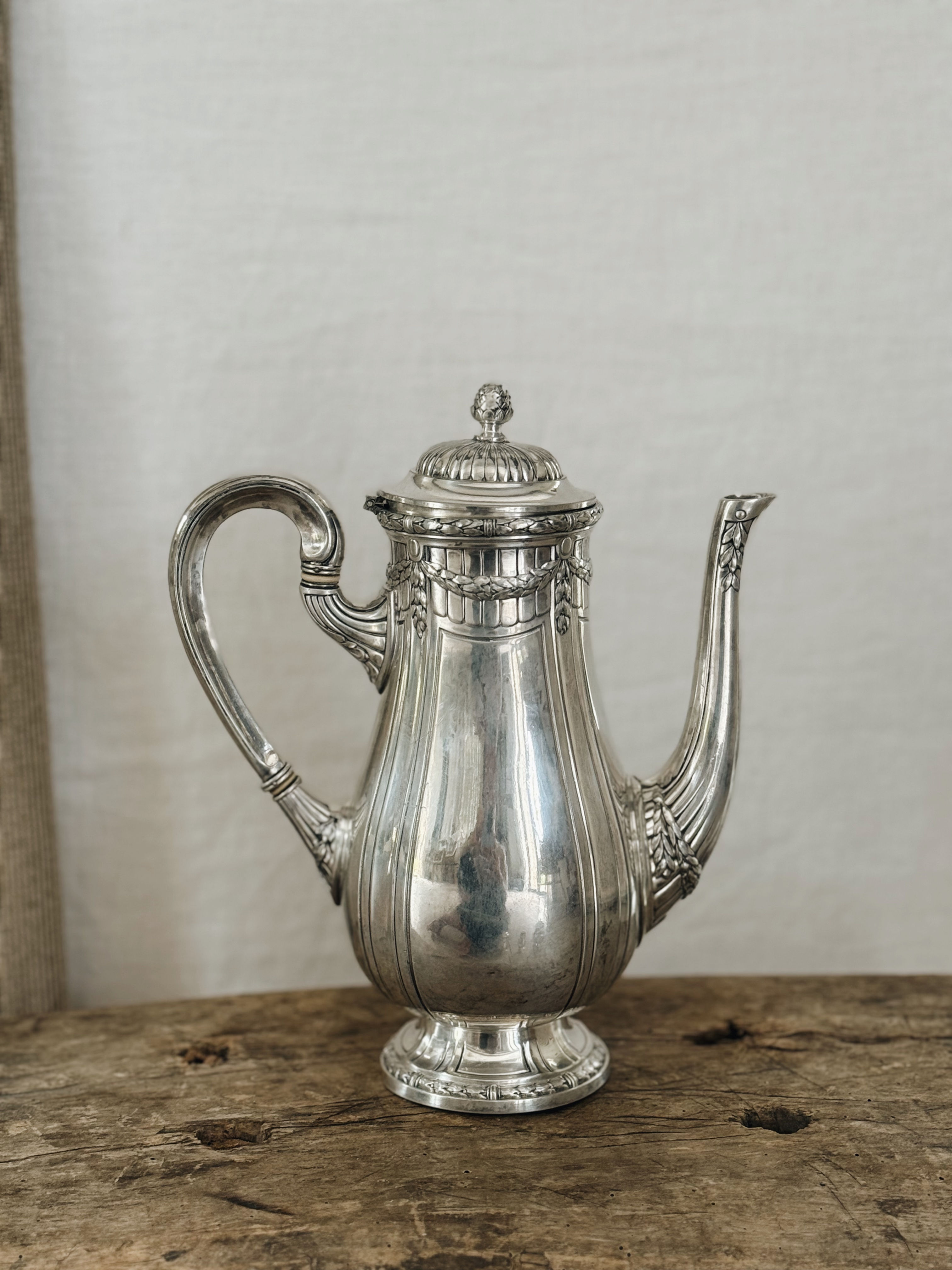 Verseuse en métal argenté 