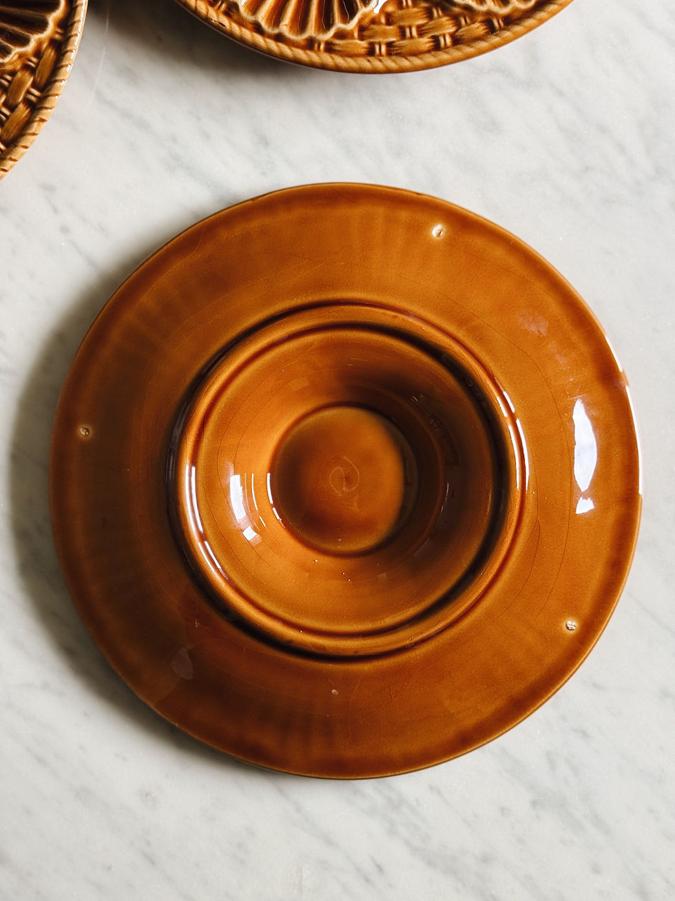 Miniature : Assiettes à huîtres en barbotine 