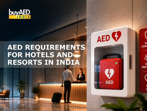 AED Requirements for Hotels and Resorts in India: What Every Hospitality Property Must Know?