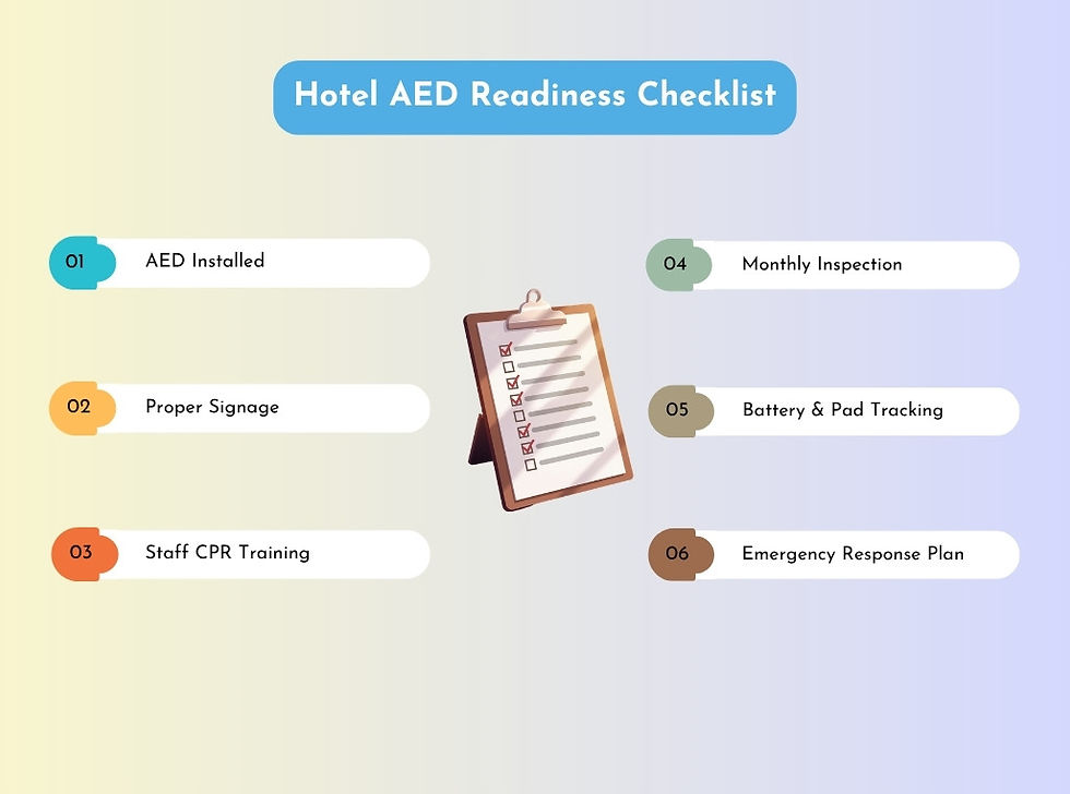AED Requirements for Hotels and Resorts in India
