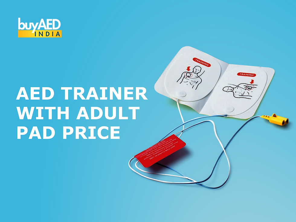 AED trainer with adult pad price