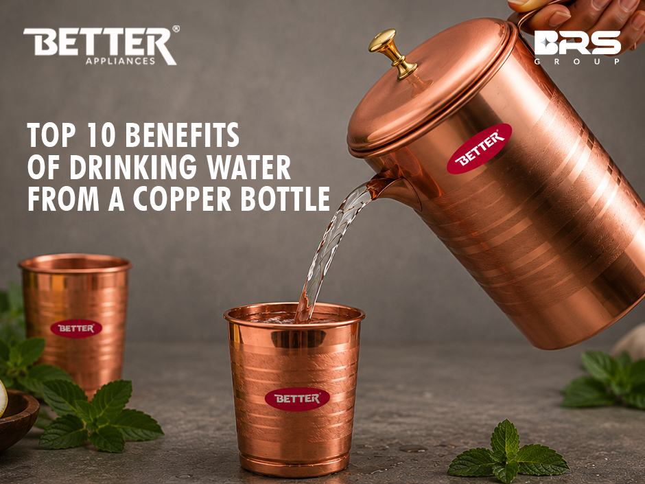 Benefits of Drinking Water from a Copper Bottle