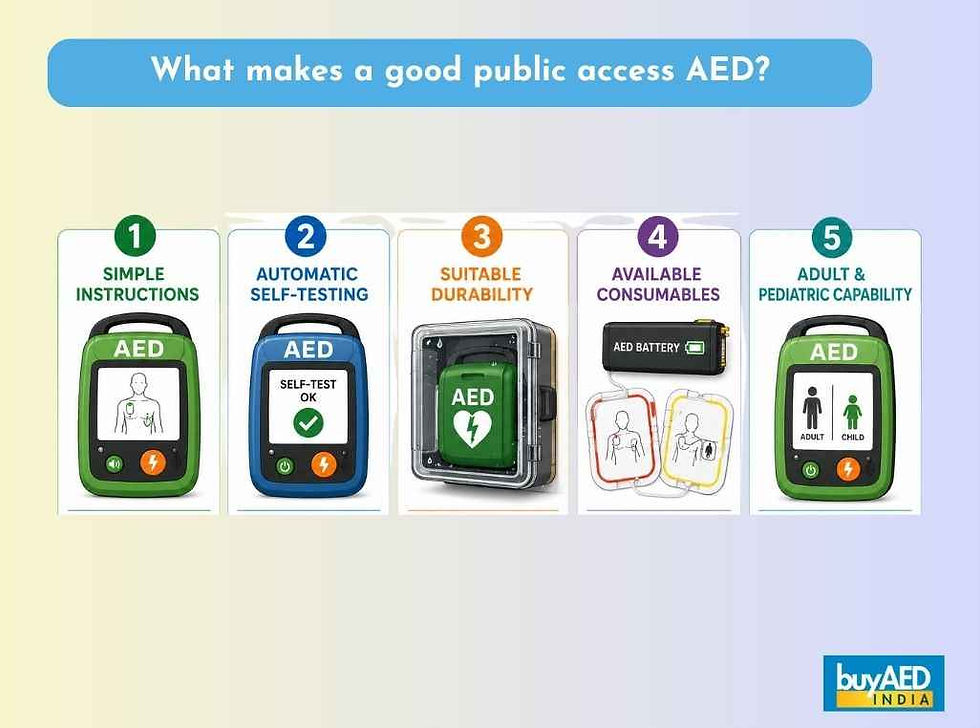 What Makes a Good Public-Access AED?
