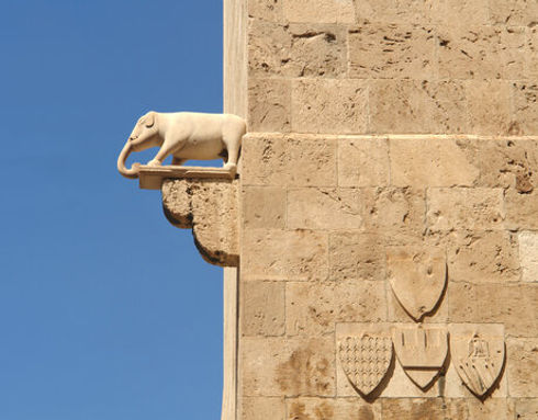 Torre dell'Elefante, dettaglio