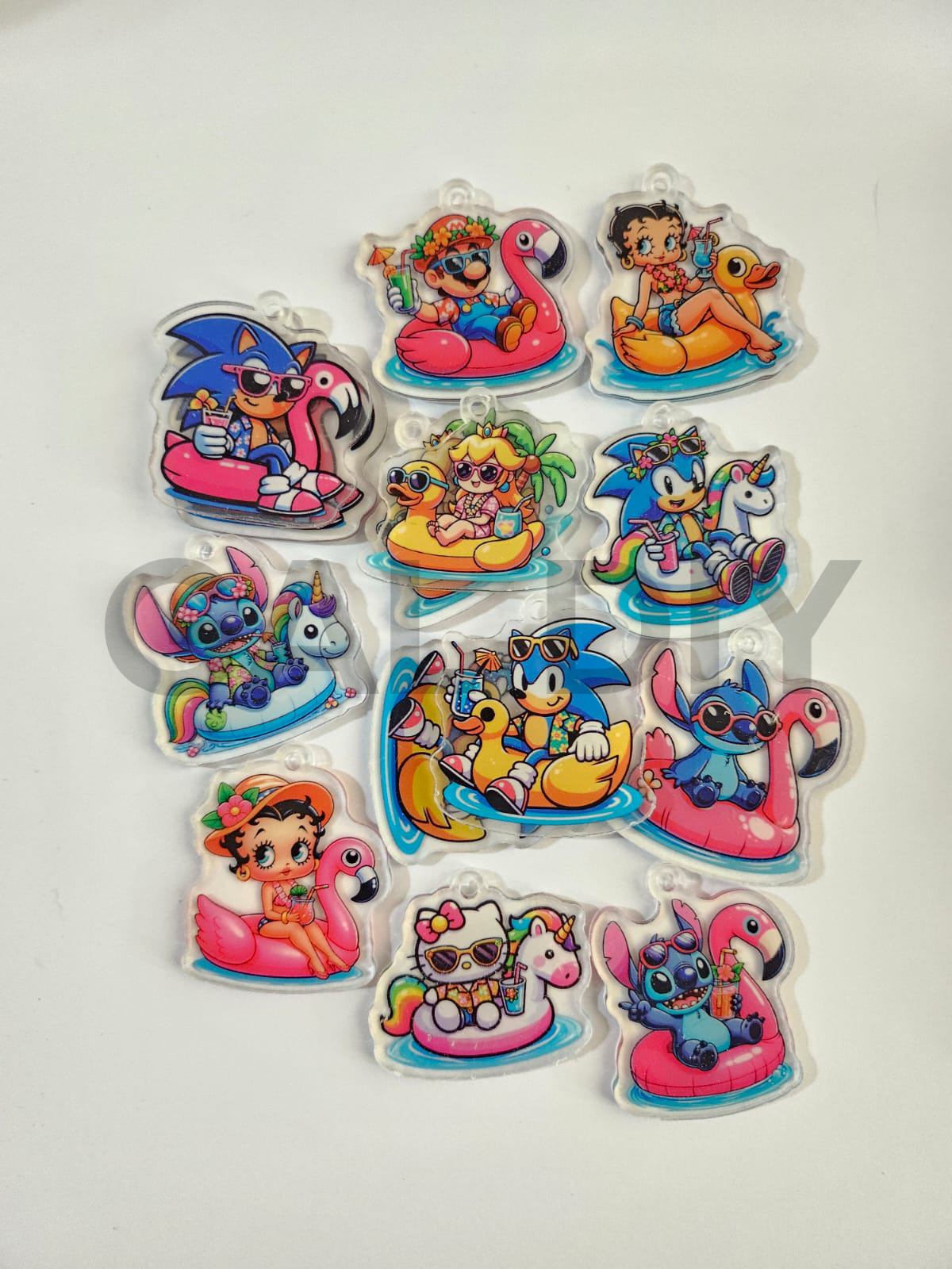 Mix Floats 4 cm Bandul