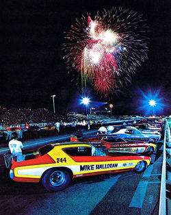 raceway fireworks