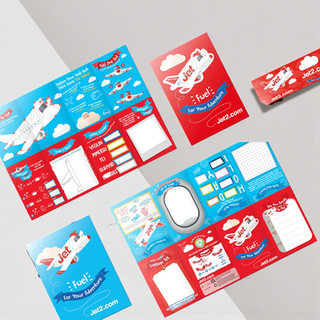 Sustainable Kids Activity Sheet designed for global airline brand engagement.