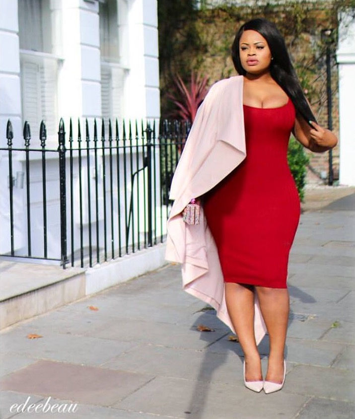 open lace back dress Red Lace Up Cut Out Double Slit Long Sleeve Dress main image 0
