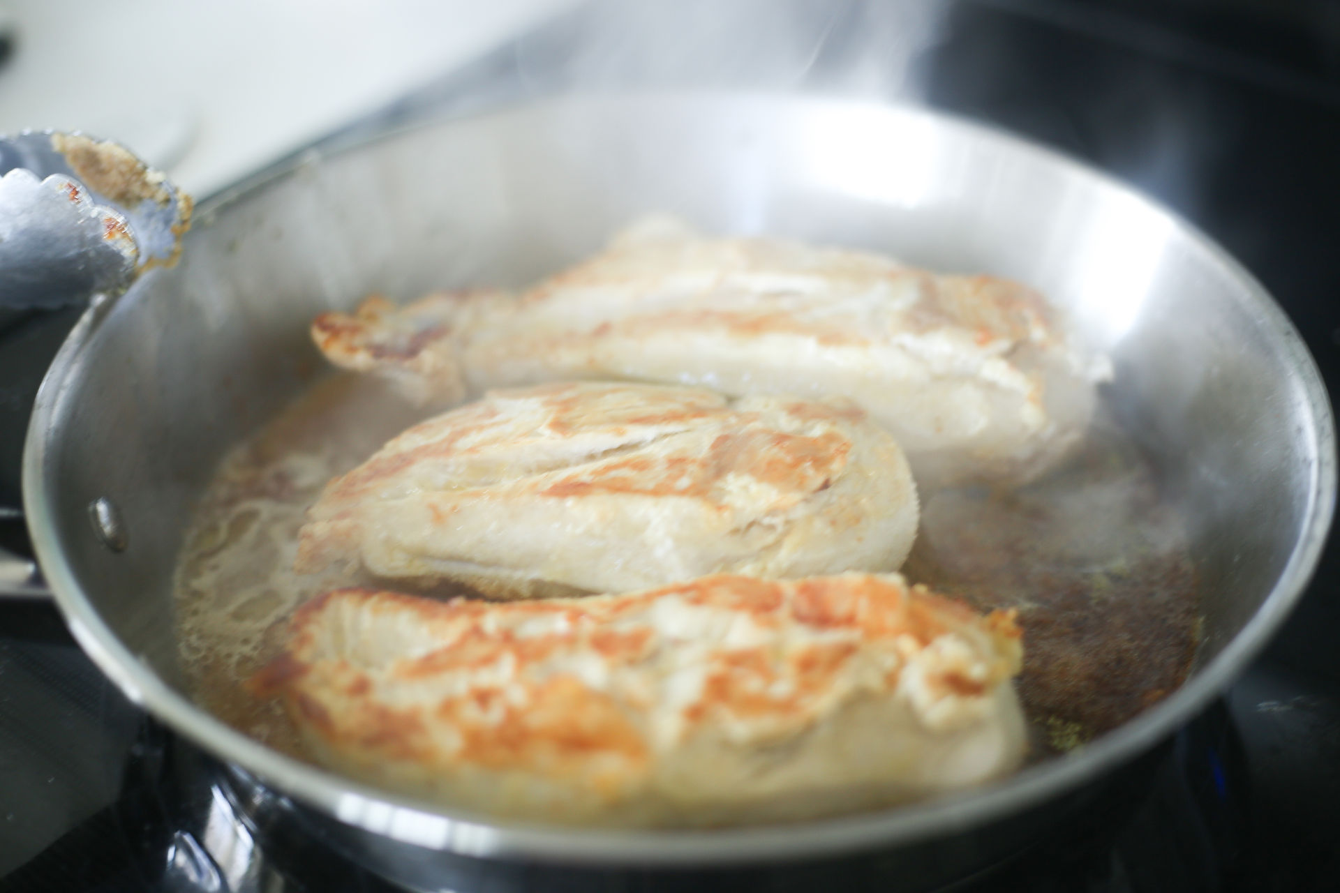 Pan seared chicken