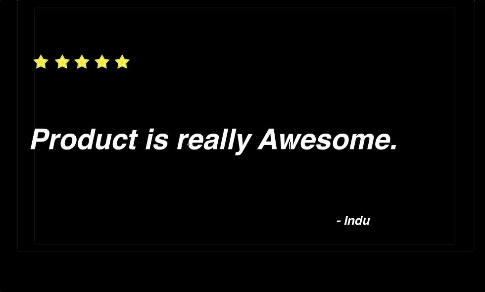 Customer Review