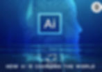 Digital graphic of an AI chip with a human silhouette for the article 'How AI Is Changing the World,' discussing Predictive Maintenance Systems in manufacturing.