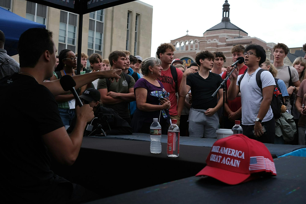 Charlie kirk debating