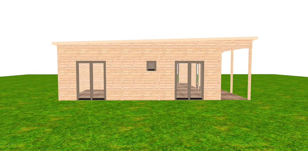 Casa de Madeira - T2 Modelo Braga