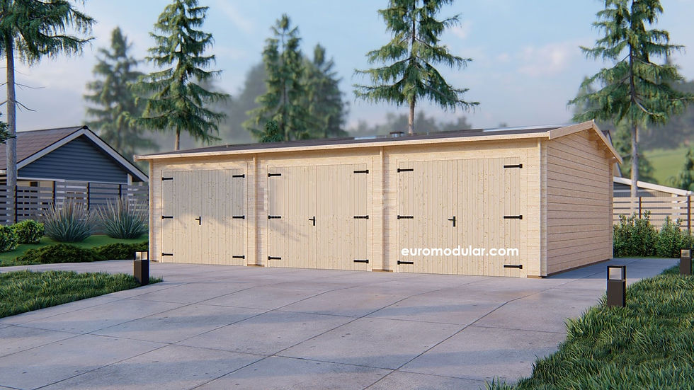 Garagem em Madeira 9m x 6m