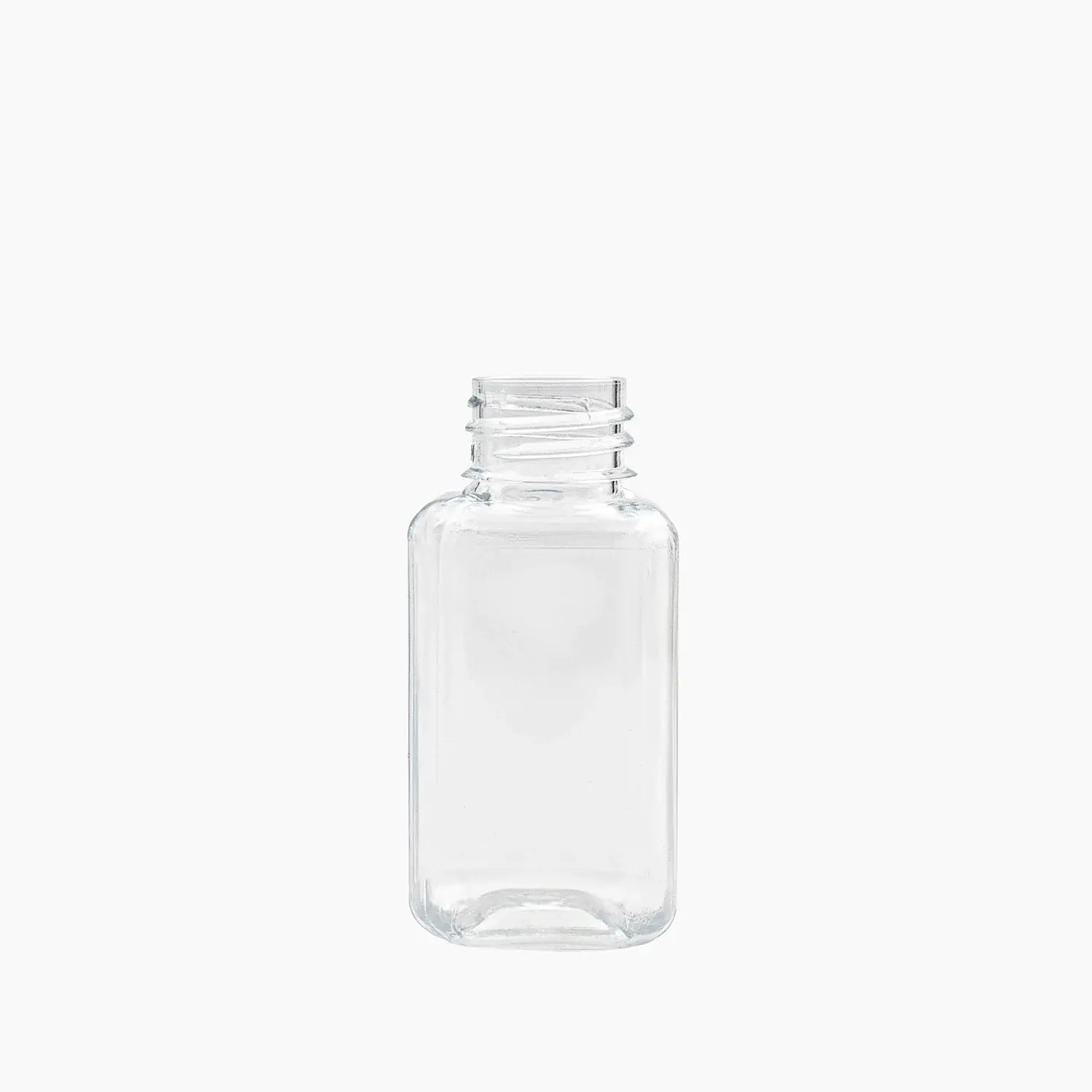 20/410 30ml Square PET Nellie Bottle - No Closure