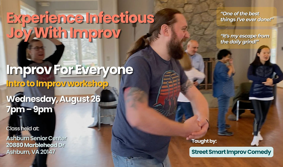 Improv For Everyone: Intro to Improv Workshop (Ashburn)